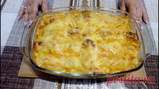 Вкуснота! Голубцы в сырной корочке с пекинской капустой, курицей и овощами