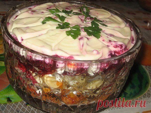 Салат "Лакомка" - лакомый и изысканный вкус | Четыре вкуса