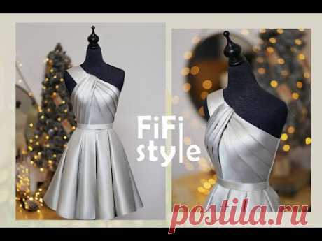 FiFi Style : Плиссированный дизайн платья, верхняя часть тела без линий