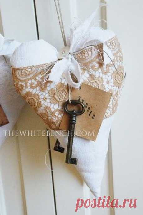 (399) White. | LINDOS | Кружевное Сердце, Ключи и Кружева