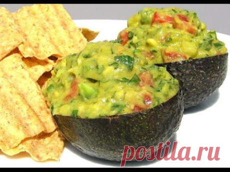 Как приготовить Гуакамоле (Guacamole). Выпуск 6 закуски для всех - YouTube   АВАКАДО.
