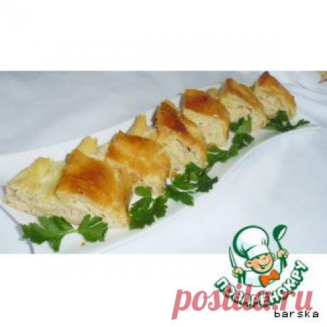 &quot;Нежность&quot; - рулет из слоeного теста с очень нежной оригинальной начинкой - кулинарный рецепт