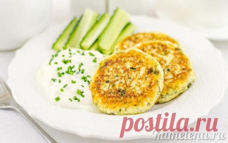 Сырники с зеленым луком и укропом