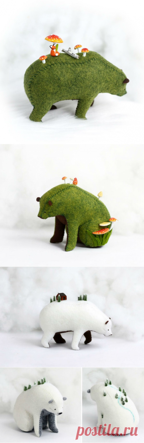 Она шьет это из обычного войлока | Colors.life