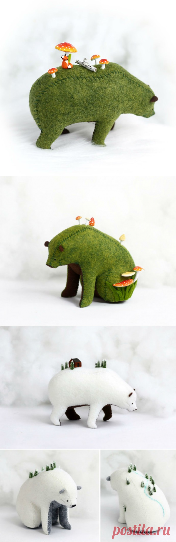 Она шьет это из обычного войлока | Colors.life