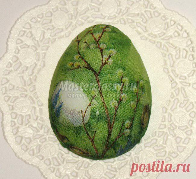 Мыло - яйцо "Пасхальный пейзаж". Мастер-класс с фото