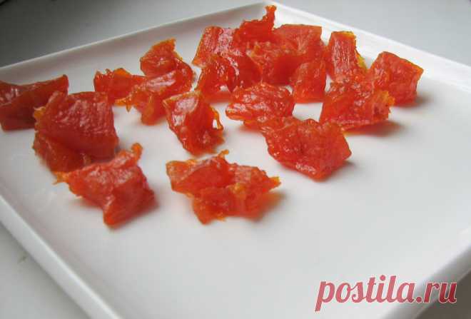 Осенний деликатес — цукаты из тыквы