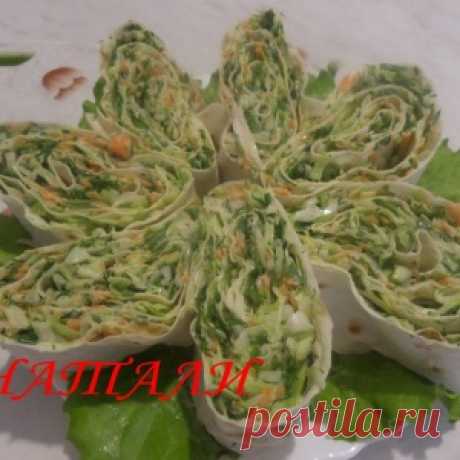 РУЛЕТ С ВЕСЕННЕЙ НАЧИНКОЙ