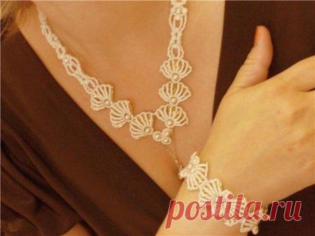 Колье из элементов. 
#колье@magiya_bisera