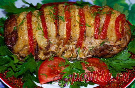 ВКУСНЯШКИ. Добавлена фотография в альбом №19 БЛЮДА ИЗ МЯСА (открытый...   свининв гармошка