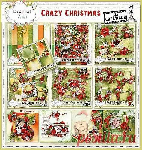 скрап_клипарт — «Crazy  Christmas» на Яндекс.Фотках