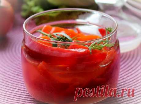 Закусочный перец в маринаде (заготовки)