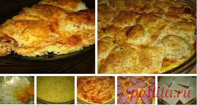 Вкусные рецепты: Картофельная....почти пицца