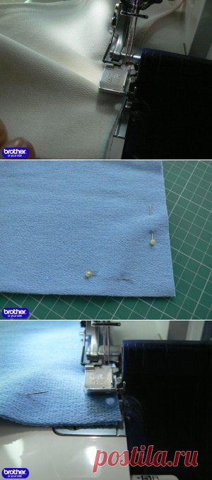 Как сделать повороты на оверлоке Brother-Friends.Ru