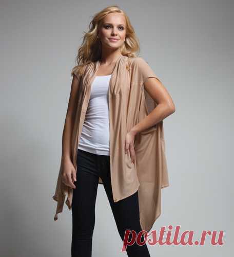 Prenda chaleco tunica. Transformable - enrHedando