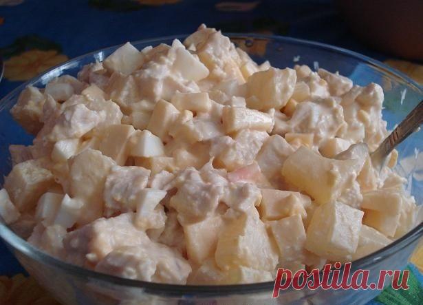 ПП-ужин: Белковый салат "Дамский каприз" - Советы для тебя