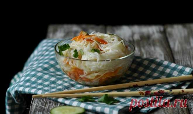 Рисовая лапша с овощами / Простые рецепты