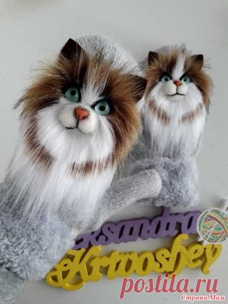 МК звероварежек с котиками  получатся такие итак начнем  ВАЖНО! Мастер класс создан для людей, желающих научится создавать красоту из подручных материалов.