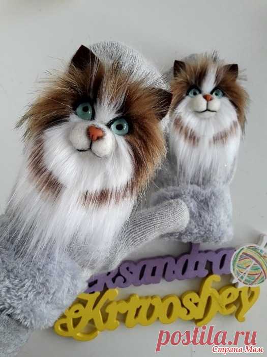 МК звероварежек с котиками  получатся такие итак начнем  ВАЖНО! Мастер класс создан для людей, желающих научится создавать красоту из подручных материалов.