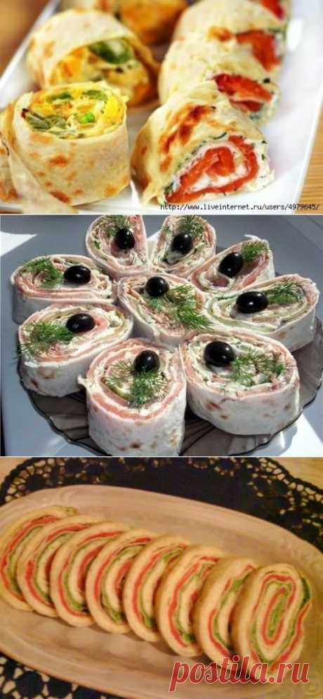 21 РЕЦЕПТ ЗАКУСОК ИЗ ЛАВАША