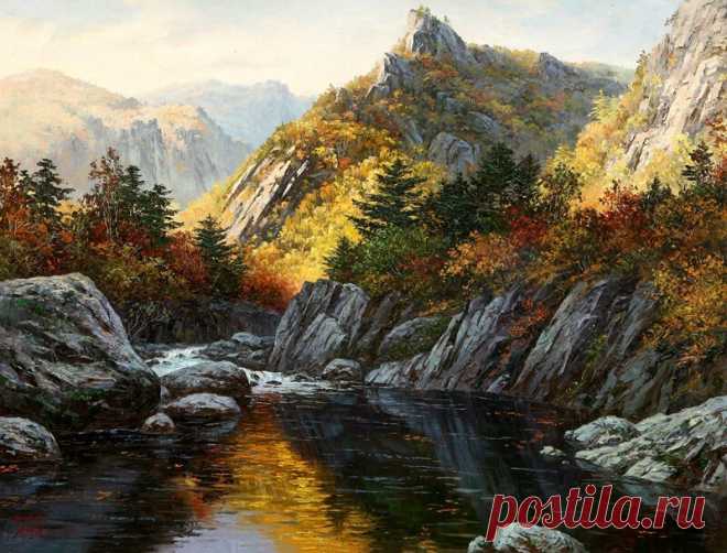 Корейская живопись. Художник Ким Чул-Цзинь