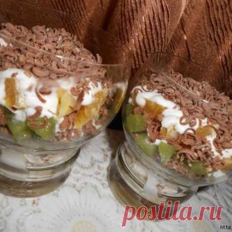 ДЕСЕРТ ФРУКТОВЫЙ С ЗЕФИРОМ