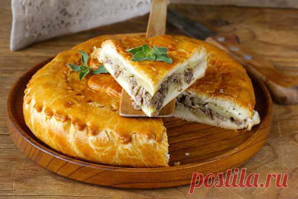 Домашний бабушкин пирог с мясом, картофелем и базиликом — Journal women