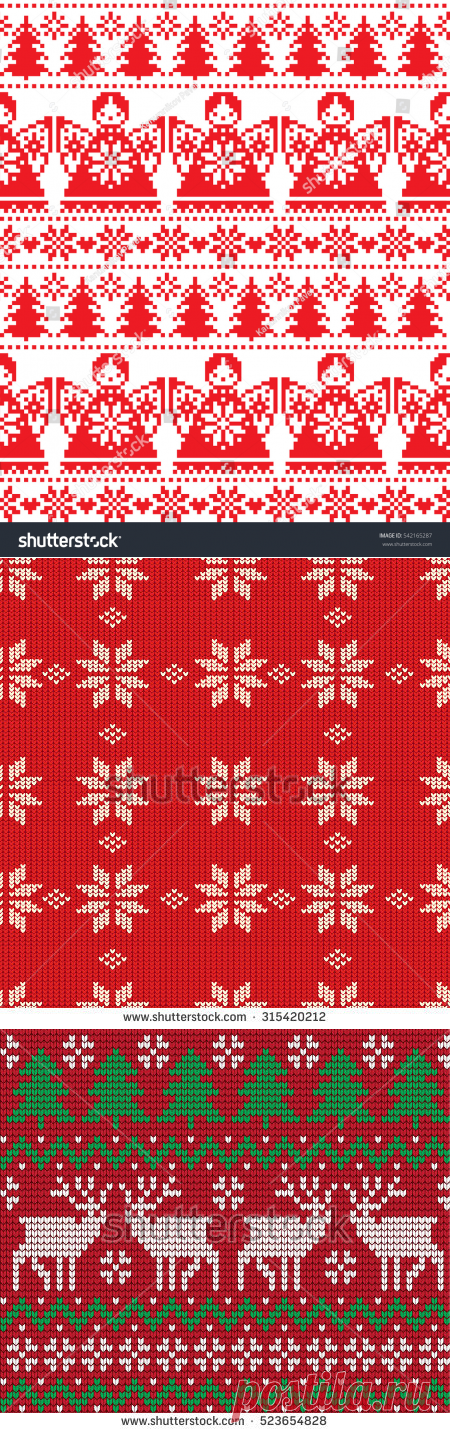 New Years Christmas Pattern Pixel Stock-vektorgrafik 542165287 - Shutterstock