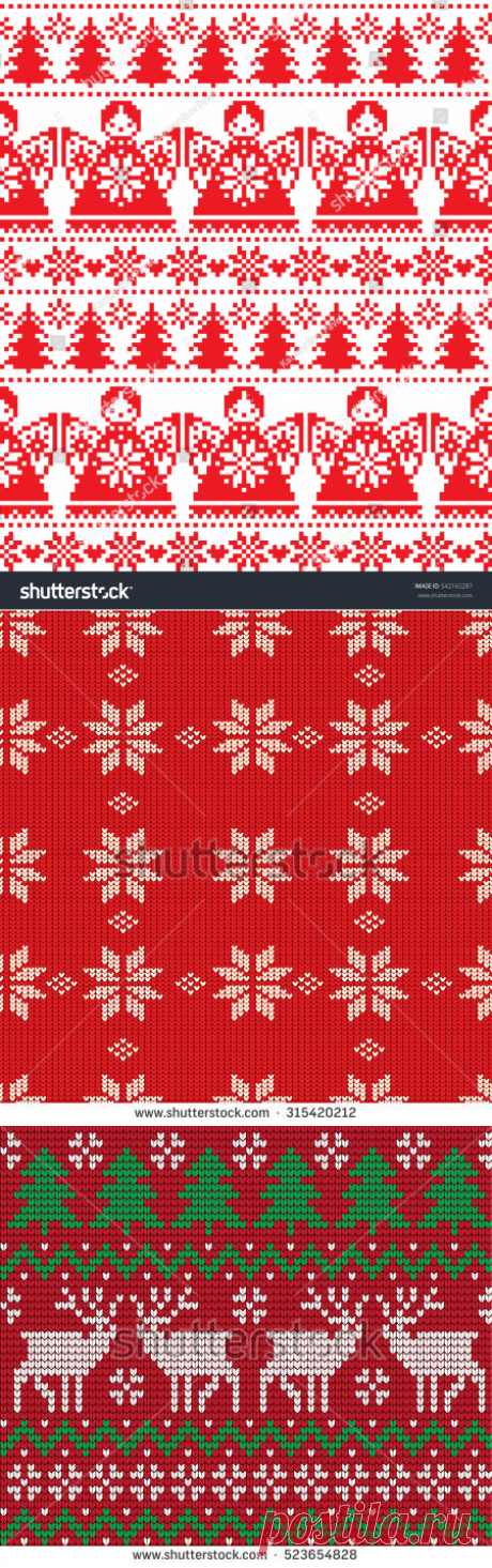 New Years Christmas Pattern Pixel Stock-vektorgrafik 542165287 - Shutterstock