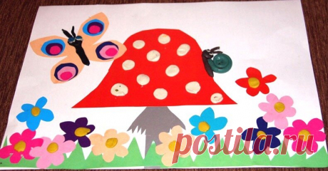 Аппликации с малышами от 1,5-2 лет | Мечтательная кошка | Яндекс Дзен