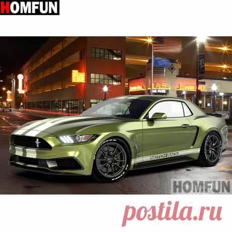 194.63руб. 43% СКИДКА|5D алмазная вышивка HOMFUN, полный квадратный/круглый сверлильный станок, сделай сам, алмазная живопись «автомобиль, дом», вышивка крестиком, домашний декор в подарок A14017|Алмазная роспись, вышивка крестом|   | АлиЭкспресс Покупай умнее, живи веселее! Aliexpress.com