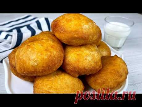 Вместо ПИРОЖКОВ. Всего одна КАРТОШКА! Пышки или пончики на сковороде,вкусно и просто
