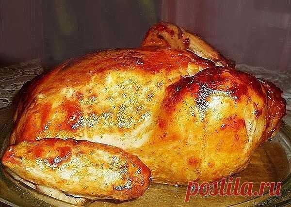 Новогодняя курочка в медово-горчичном маринаде