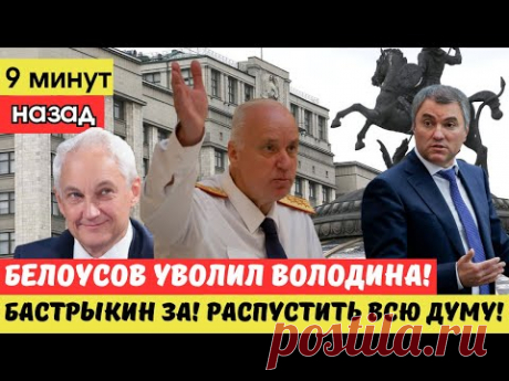 БЕЛОУСОВ УВОЛИЛ ВОЛОДИНА! РАСПУСТИТЬ ВСЮ ДУМУ! БАСТРЫКИН ЗА!