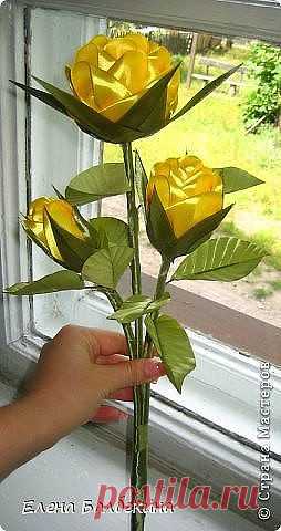 Цветы из лент. Роза.
#рукоделие
