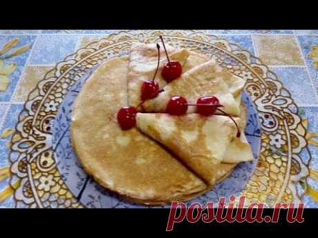 Нежные Тонкие и Вкусные Заварные Блины на Кефире ! Рецепт Проверен годами !