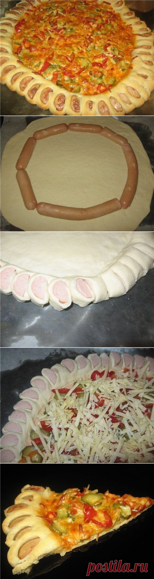 Как приготовить пицца с вкусным краешком - рецепт, ингридиенты и фотографии
