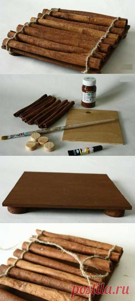 Ароматная подставка под горячее своими руками | My Milady