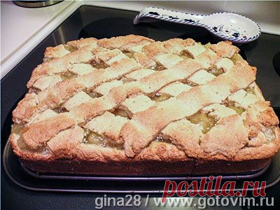 Пирог с ананасовой начинкой. Фото-рецепт / Готовим.РУ