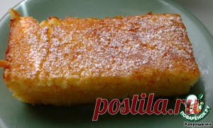Ленивый лимонный пирог - кулинарный рецепт