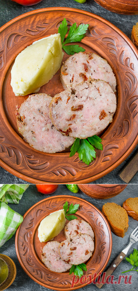 Рецепт мясной буханки с вялеными томатами на Вкусном Блоге