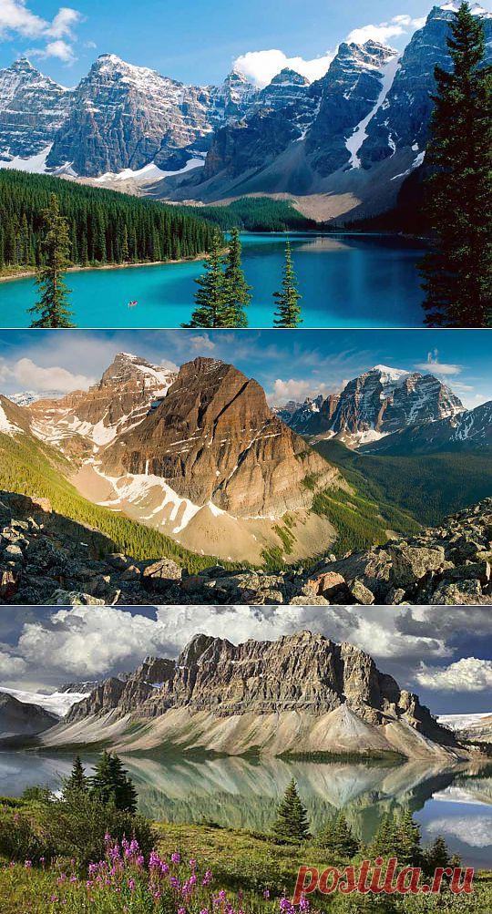 Горные пейзажи, скалы, снежные пики, картинки, фото, видео..