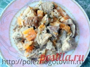 Курица с тыквой рецепт