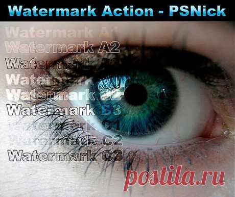 Набор экшенов — прозрачных надписей | Мир графики и дизайна