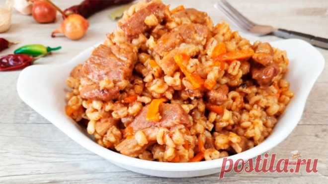 Вкусная перловка с мясом - Лучший сайт кулинарии