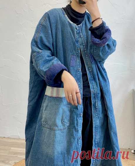 Women midi padded coat oversized coat blue Winter coat | Etsy