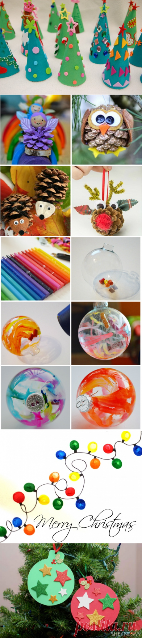 15 новогодних поделок, которые можно смастерить с детьми