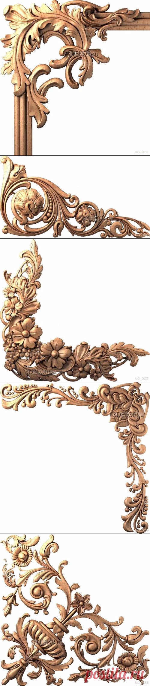 Угловые элементы из дерева. Резные. Приятные цены