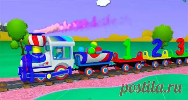 Развивающий мультфильм Паровозик с цифрами