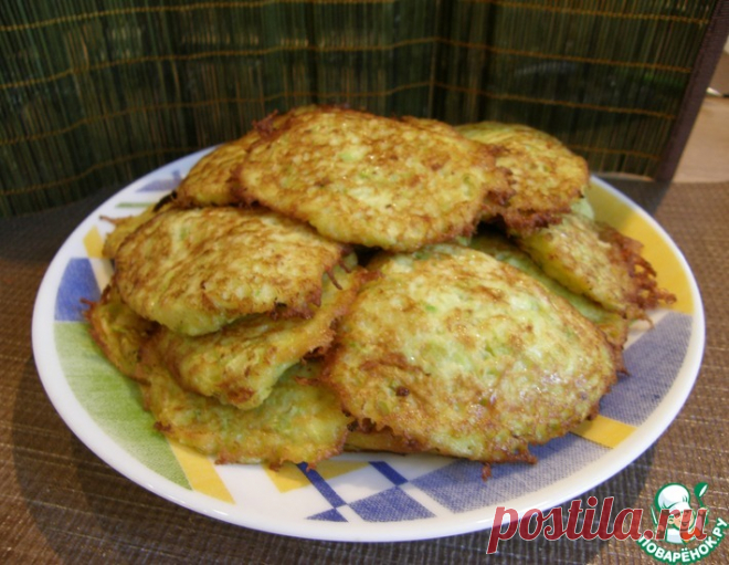 Кабачковые оладьи 